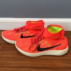 Women’s Orange Nike Lunarepic Flynit Shoes